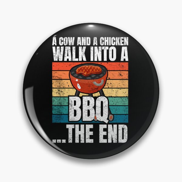 Item preview, A Cow and a Chicken Walk Into a BBQ designed and sold by kostivikj77.