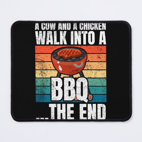 Item preview, A Cow and a Chicken Walk Into a BBQ designed and sold by kostivikj77.