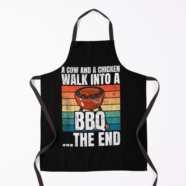 Item preview, A Cow and a Chicken Walk Into a BBQ designed and sold by kostivikj77.