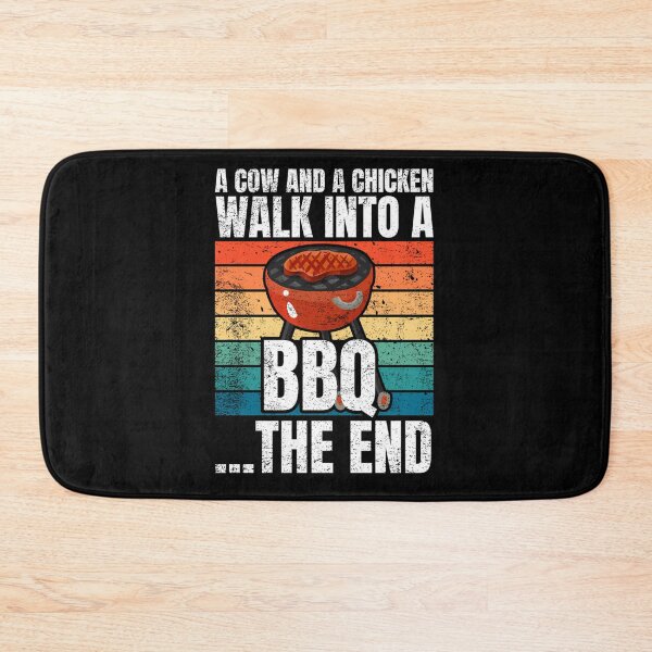 Item preview, A Cow and a Chicken Walk Into a BBQ designed and sold by kostivikj77.