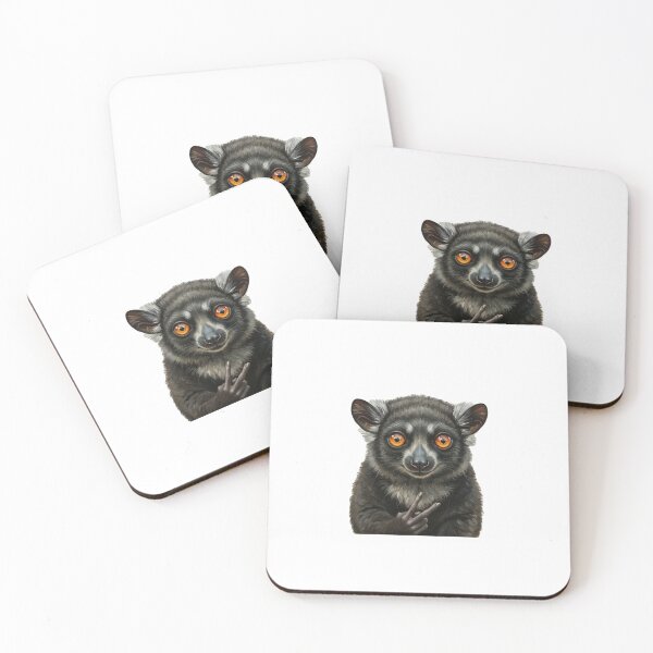 Item preview, oil painting Aye aye lemur designed and sold by Stickers void.