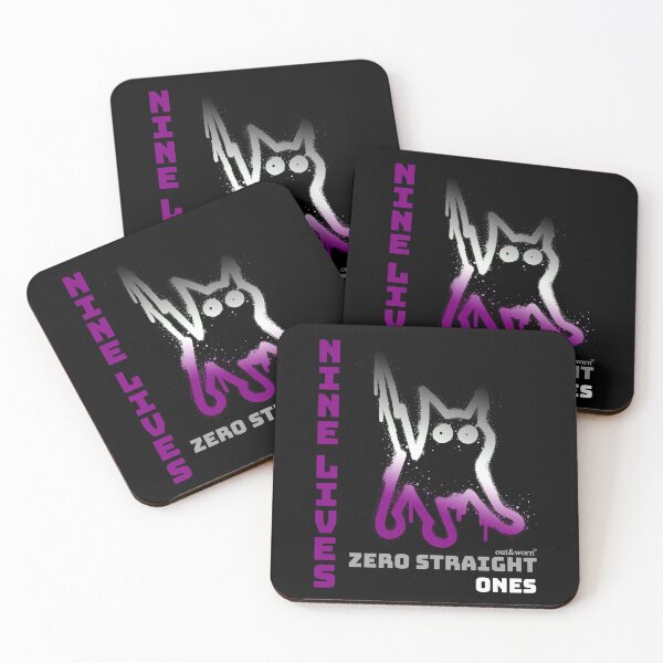Item preview, Nine Lives Zero Straight Ones - Asexual Design designed and sold by outandworn.