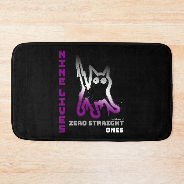 Item preview, Nine Lives Zero Straight Ones - Asexual Design designed and sold by outandworn.