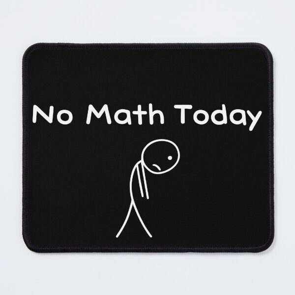 Item preview, Funny Math Lover, Sad stick-figure  designed and sold by BobbyGifts.