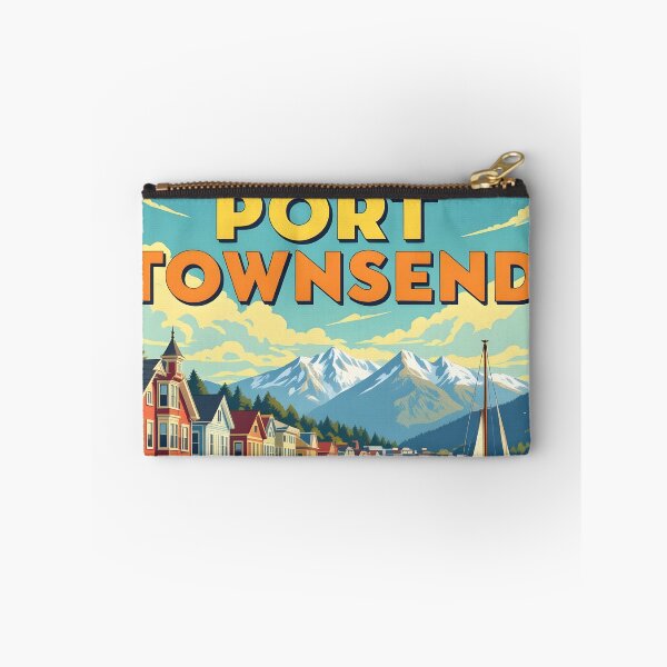 Item preview, Port Townsend, Washington, USA: Vintage-Style Painterly Travel Poster designed and sold by LSVart.