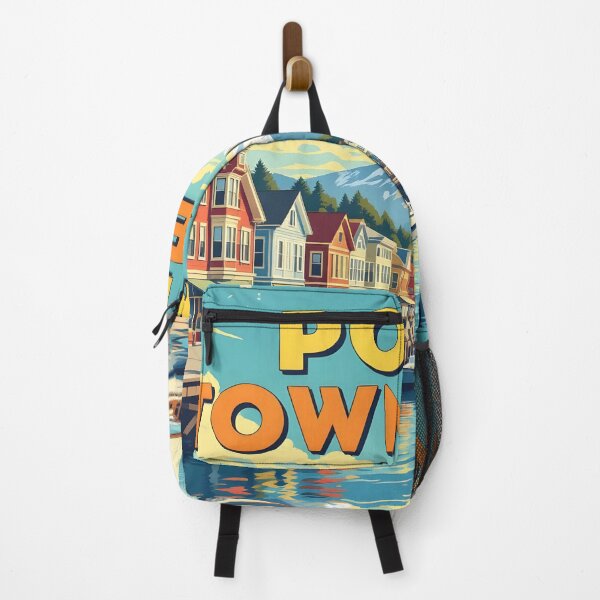Item preview, Port Townsend, Washington, USA: Vintage-Style Painterly Travel Poster designed and sold by LSVart.