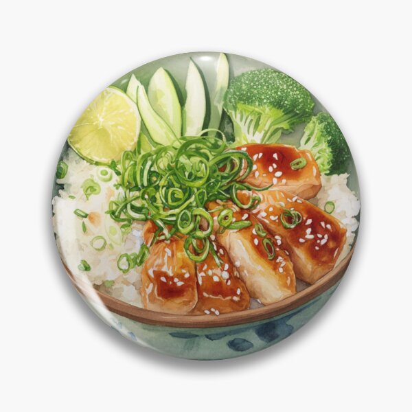 Item preview, Chicken Teriyaki with Soy Sauce designed and sold by Violet Peonies.