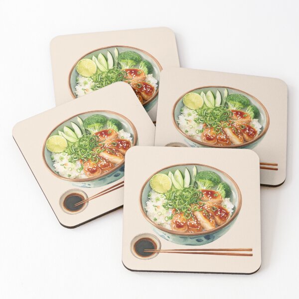 Item preview, Chicken Teriyaki with Soy Sauce designed and sold by Violet Peonies.