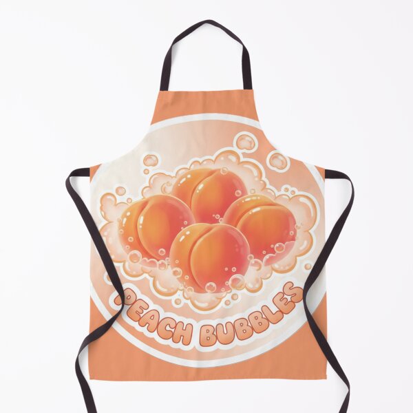 Artikelvorschau, Peach Bubbles 2026 Sticker – Niedliche, ästhetische Pfirsichillustration entworfen und verkauft von Ditstyle.