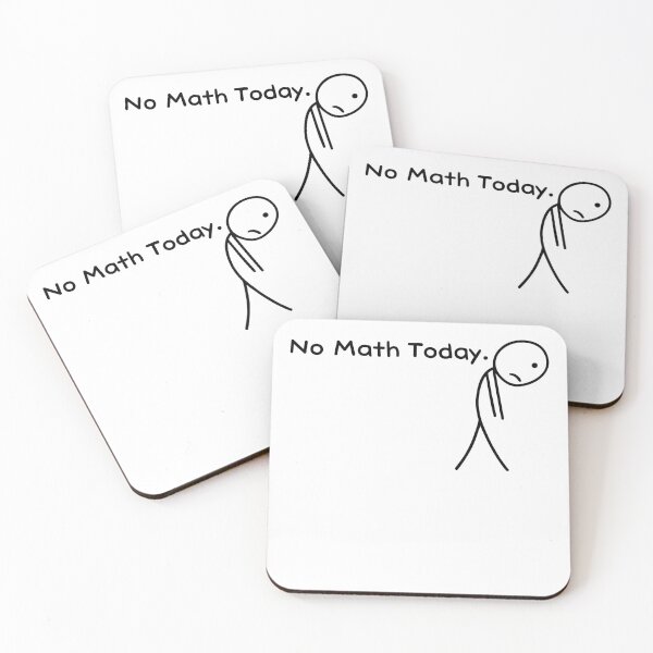 Item preview, Funny Math Lover, Sad stick-figure  designed and sold by BobbyGifts.