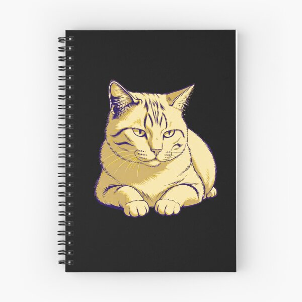 Item preview, Quiet Stillness Cat – Calm Emotional Rest Artwork designed and sold by AdicretorDesign.