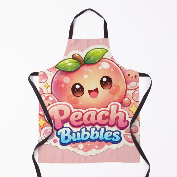 Item preview, Peach Bubbles 2026 Sticker  Cute Aesthetic Peach Illustration designed and sold by Ditstyle.