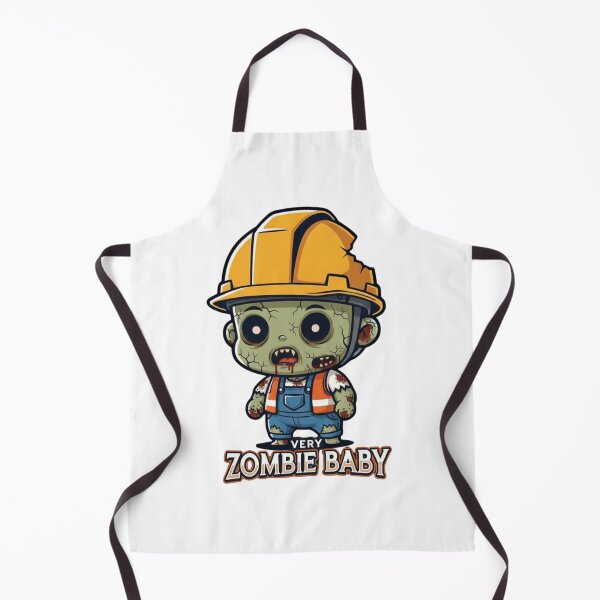 Item preview, Cute Zombie Construction Worker Baby Graphic designed and sold by rjjvstudio26.