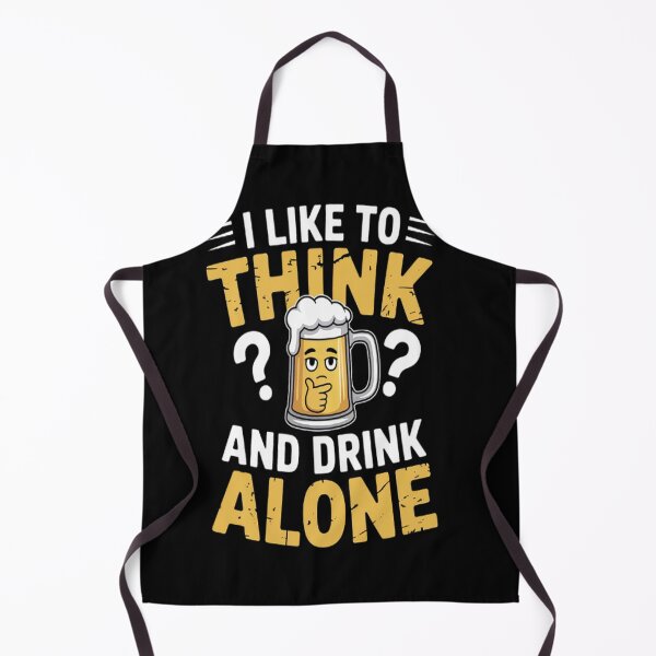 Item preview, Solitude Reflections I Like To Think And Drink Alone designed and sold by SignaturalGen.