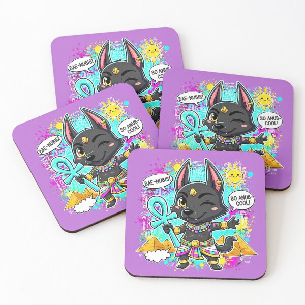 Item preview, Baby Anubis: The Little Guardian of Dreams - Cute Egyptian Art designed and sold by TheNileLoom.