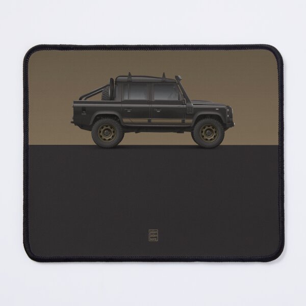 Item preview, Santorini Black Defender 110 DCPU - Automotive Illustration designed and sold by Jalan Jalan Sore.