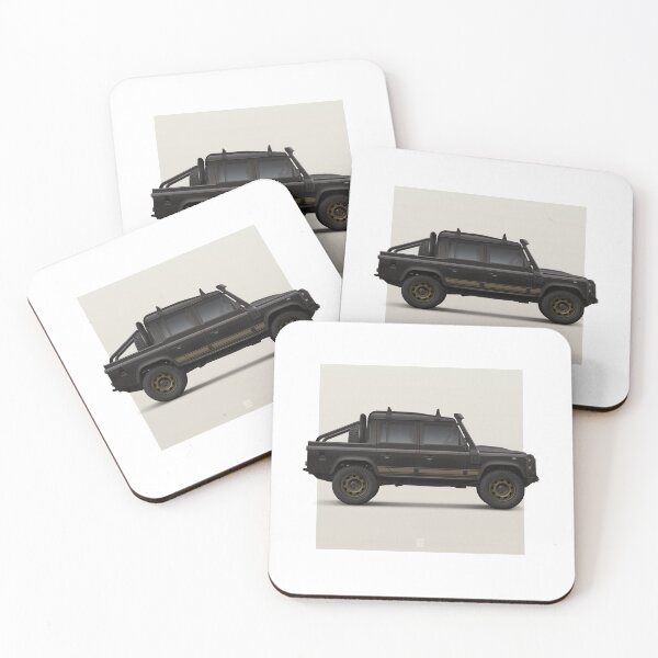 Item preview, Santorini Black Defender 110 DCPU - Automotive Illustration designed and sold by Jalan Jalan Sore.