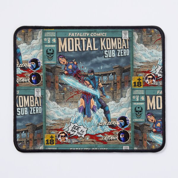 Item preview, Mortal Kombat Sub Zero Vintage Comic Cover Art designed and sold by Back2Collage.