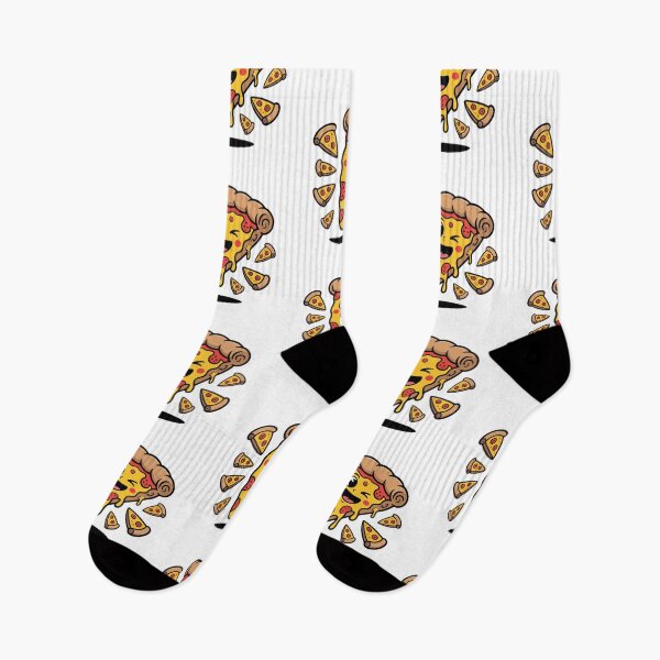 Item preview, Winking Pizza Slice Party – Cute Flying Pepperoni Cartoon designed and sold by DailySparks.