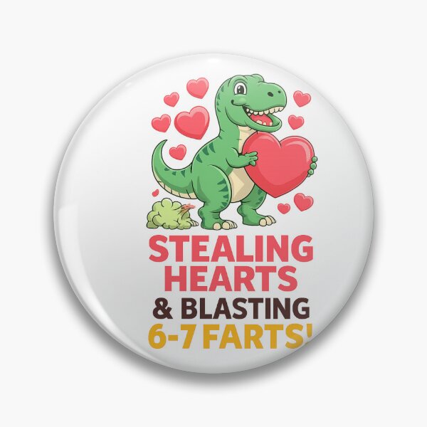 Item preview, Stealing Hearts & Blasting 6-7 Farts! Dinosaur Valentines designed and sold by artcultreone.