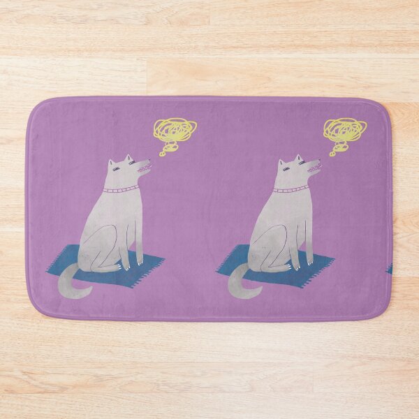 Item preview, Minimalist Thoughtful Dog — Quirky Doodle Illustration designed and sold by Helenahel.