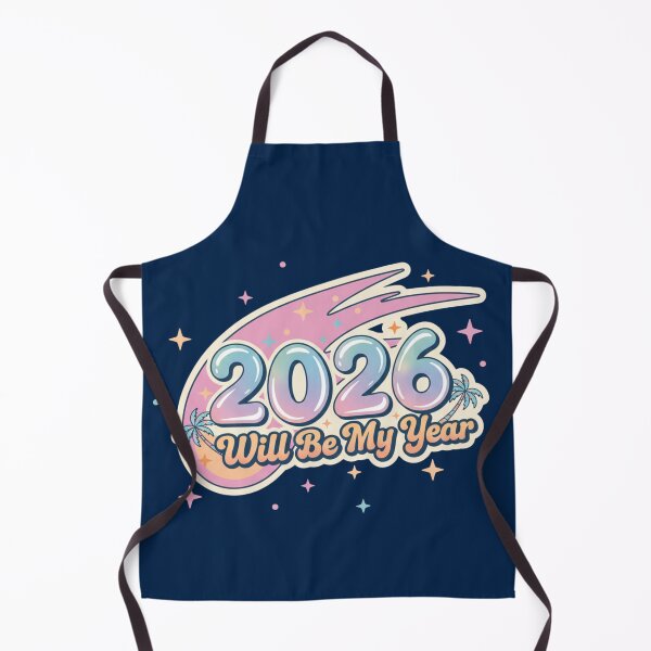 Item preview, Retro Cosmic 2026: The Year of Good Vibes designed and sold by Prints & Pulse.