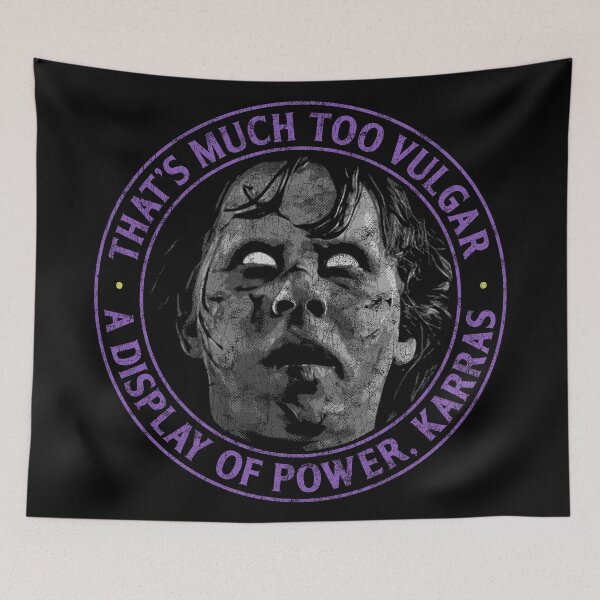 Item preview, The Exorcist Vulgar A Display Of Power 1973 Horror Distressed designed and sold by Power Up Prints.