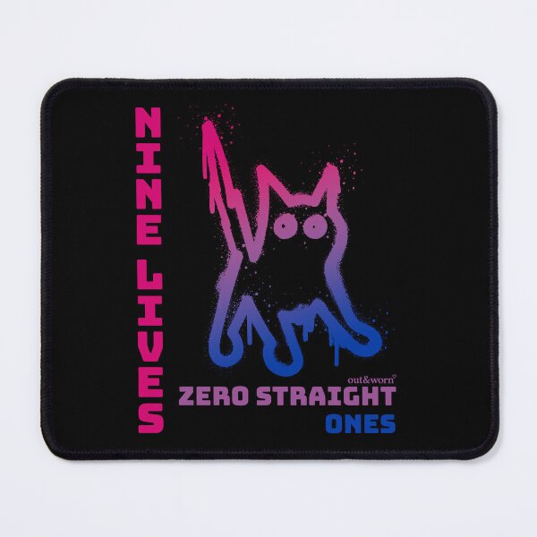 Item preview, Nine Lives Zero Straight Ones - Bisexual Design designed and sold by outandworn.