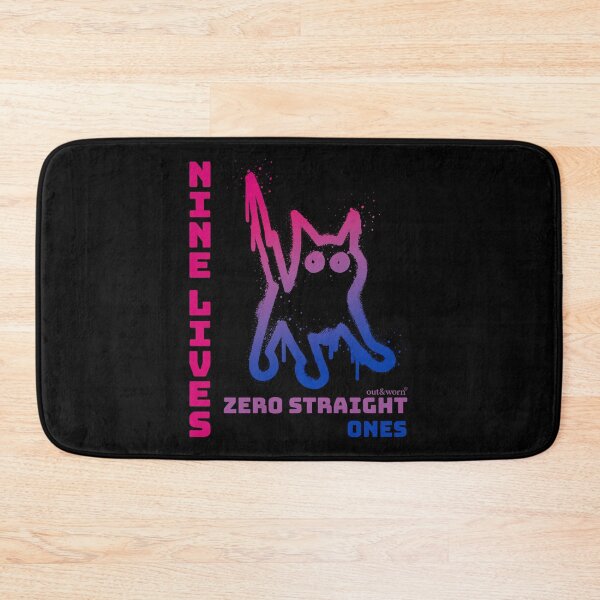 Item preview, Nine Lives Zero Straight Ones - Bisexual Design designed and sold by outandworn.
