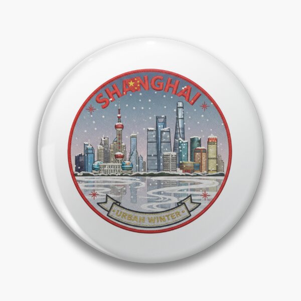 Item preview, Shanghai Winter Skyline Patch designed and sold by Imaginarium of Chaos falcon88 .