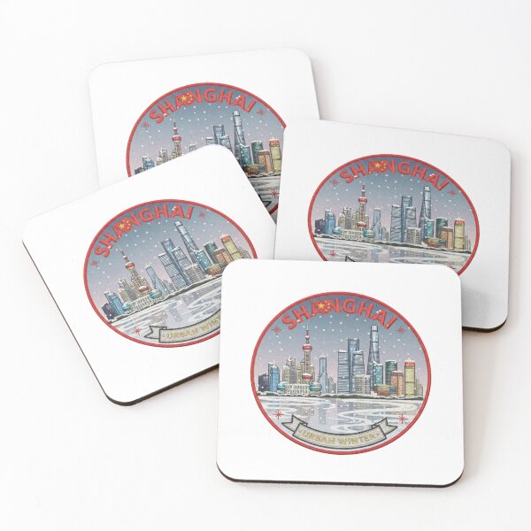 Item preview, Shanghai Winter Skyline Patch designed and sold by Imaginarium of Chaos falcon88 .