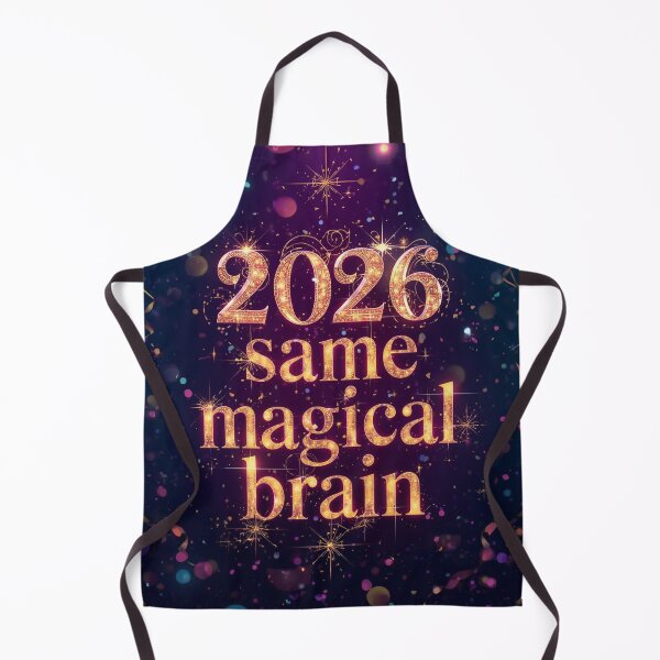 Item preview, New Year, Same Magical Brain - Neurospicy Brain - ADHD Life Motivation designed and sold by YvkafromPoland.
