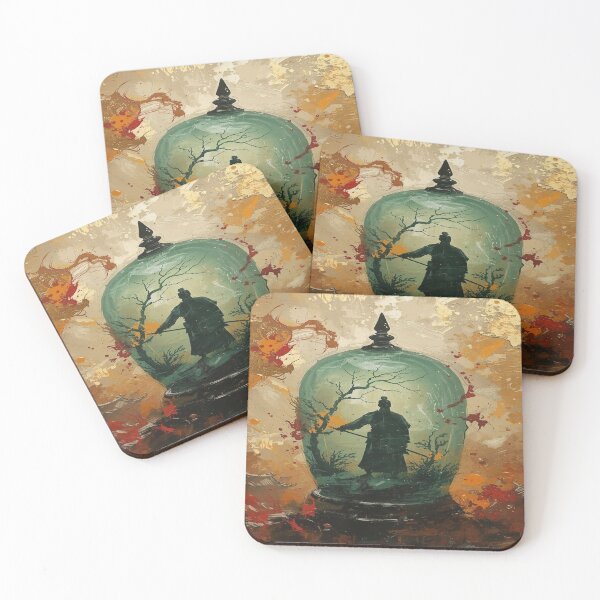 Item preview, Silent Chinese General in Terrarium – Sun Tzu Strategy Inspired Art designed and sold by HyzoArt.