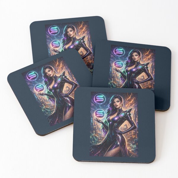 Item preview, $SOL Solana crypto coin  designed and sold by mikistudio.