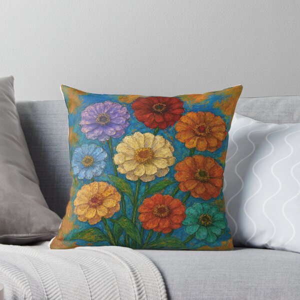 Item preview, Zinnias Flowers#3 designed and sold by Helios Be. Lavsh.