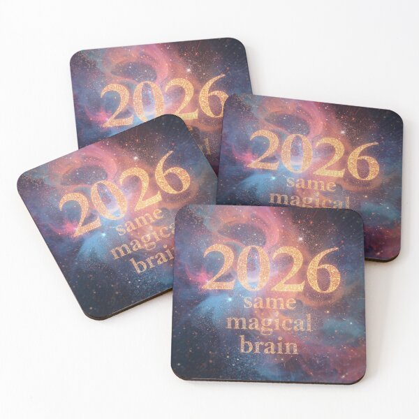 Item preview, New Year, Same Magical Brain - Neurospicy Brain - ADHD Life Motivation designed and sold by YvkafromPoland.