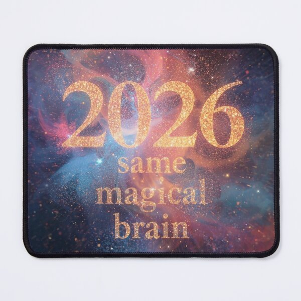 Item preview, New Year, Same Magical Brain - Neurospicy Brain - ADHD Life Motivation designed and sold by YvkafromPoland.