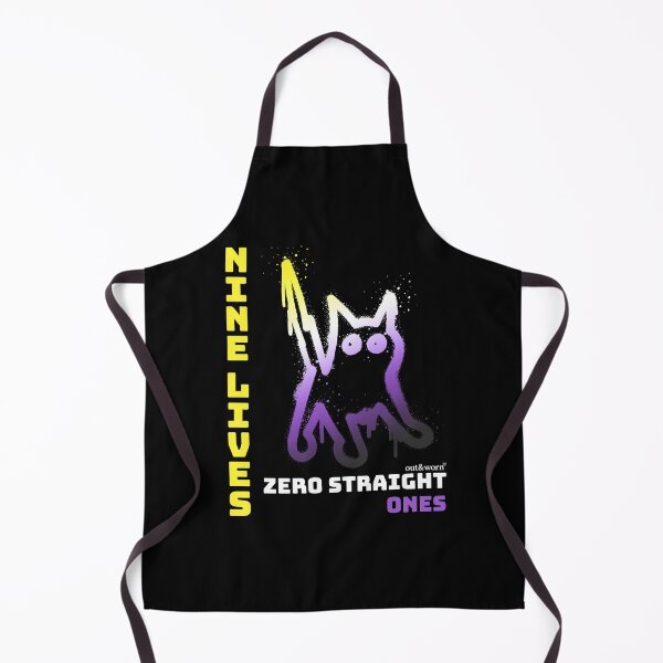 Item preview, Nine Lives Zero Straight Ones - Non-binary Design designed and sold by outandworn.