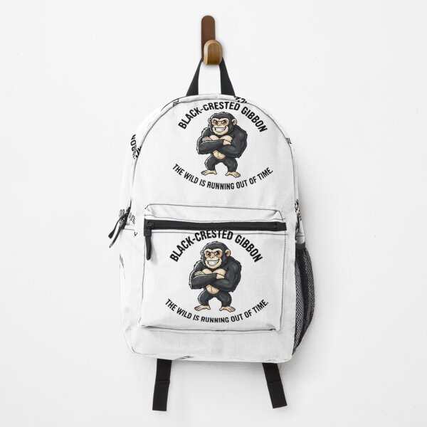 Item preview, Black-crested Gibbon Conservation Quote Endangered Species designed and sold by MarsupilamiFans.