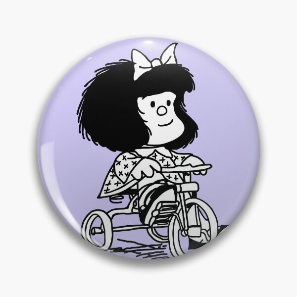 Item preview, Mafalda bike riding designed and sold by thewisekitty.