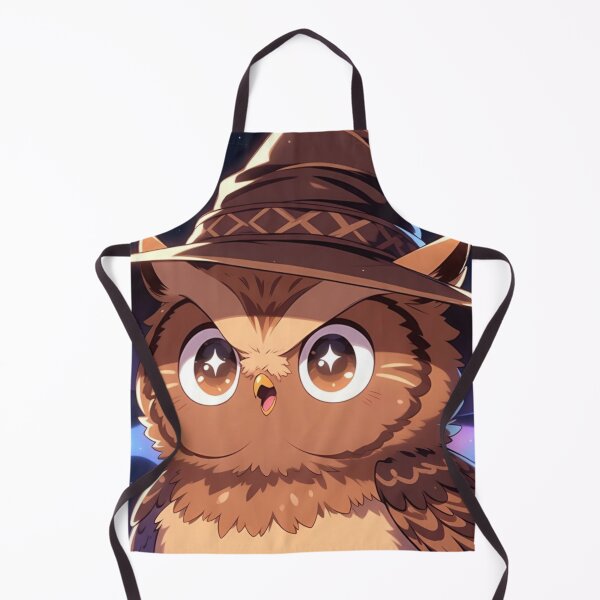 Item preview, Copy of Cute Chibi Owl Wizard with Surprised Face Hoodie Design designed and sold by NovaDigitalArt45.