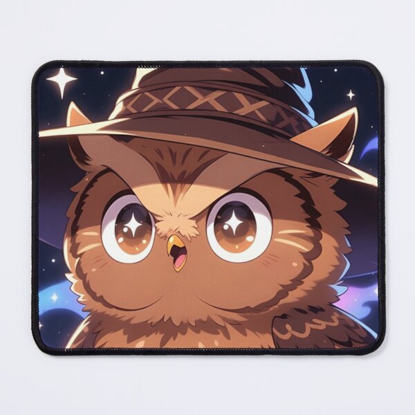 Item preview, Copy of Cute Chibi Owl Wizard with Surprised Face Hoodie Design designed and sold by NovaDigitalArt45.