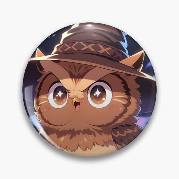 Item preview, Copy of Cute Chibi Owl Wizard with Surprised Face Hoodie Design designed and sold by NovaDigitalArt45.