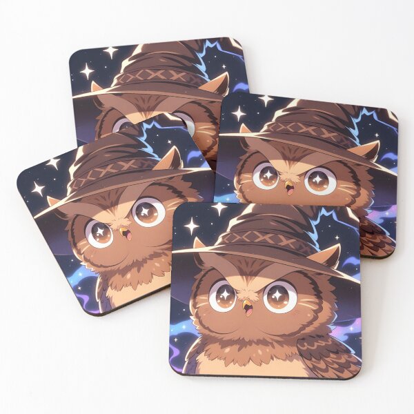 Item preview, Copy of Cute Chibi Owl Wizard with Surprised Face Hoodie Design designed and sold by NovaDigitalArt45.