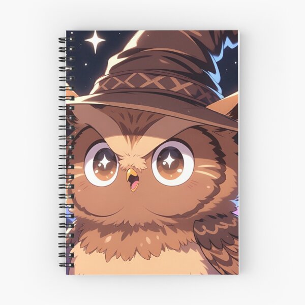Item preview, Copy of Cute Chibi Owl Wizard with Surprised Face Hoodie Design designed and sold by NovaDigitalArt45.