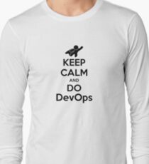Keep Calm and do DevOps Long Sleeve T-Shirt