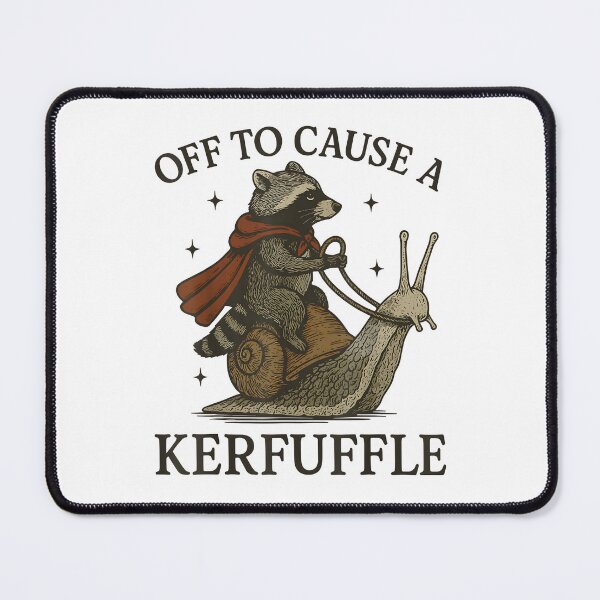 Item preview, Off to Cause A Kerfuffle Raccoon designed and sold by ChestOutLoud.
