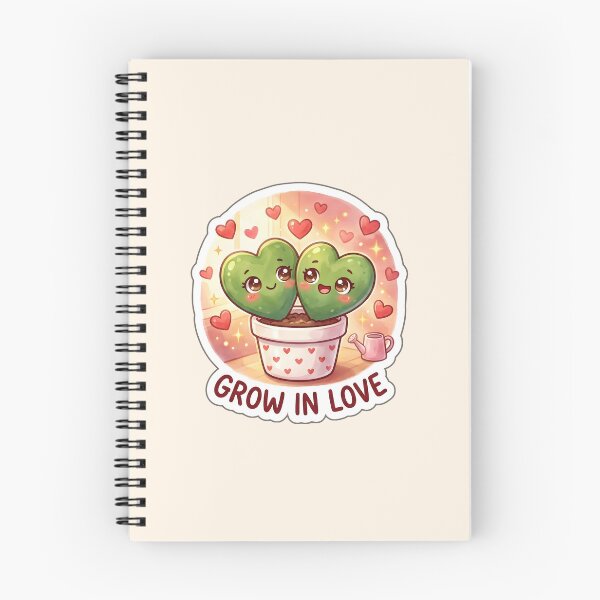 Item preview, Valentine Grow in Love – Cute Hoya Heart Plant Sticker designed and sold by Nuist25.