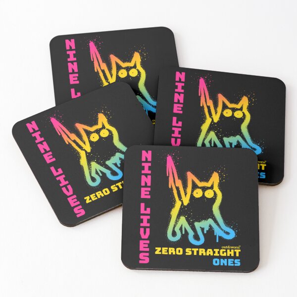 Item preview, Nine Lives Zero Straight Ones - Pansexual Design designed and sold by outandworn.