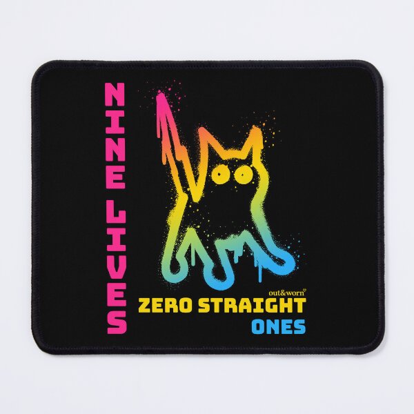 Item preview, Nine Lives Zero Straight Ones - Pansexual Design designed and sold by outandworn.